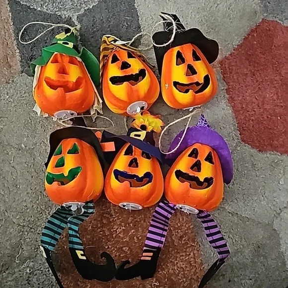 6pcs Halloween Pumpkin Lantern Light - Picture 1 of 1